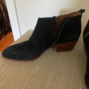 JCrew Black Ankle Booties